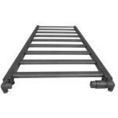 Připojovací sada radiátorových ventilů s termostatickou hlavicí - rohová - černá matná