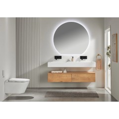 Koupelnové LED zrcadlo Rondo - Ø 120 cm