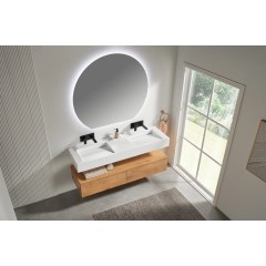 Koupelnové LED zrcadlo Rondo - Ø 120 cm