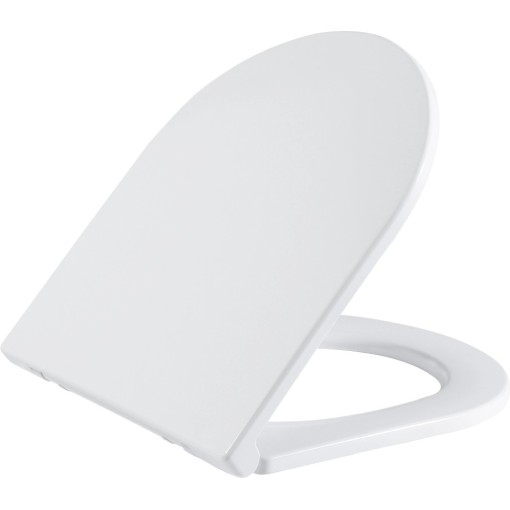 WC sedátko se zpomalovacím mechanismem Seggio - slim/UF - bílá lesklá - 36x4,2x43 cm