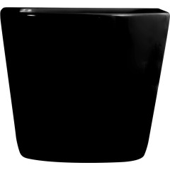 Bidet závěsný Verde - černá lesklá - 36x49 cm