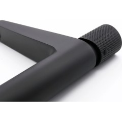 Umyvadlová stojánková baterie Loreta Grip - nízká - černá matná - 423586