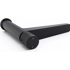 Umyvadlová stojánková baterie Loreta Grip - nízká - černá matná - 423586