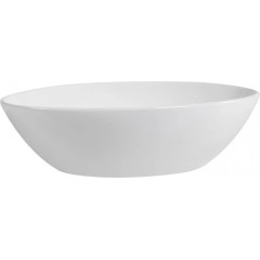 Umyvadlo keramické  Ezro - na desku - bílá lesklá - 56x38,5 cm