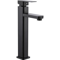 Umyvadlová stojánková baterie Lorena - vysoká - černá matná