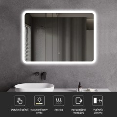 Koupelnové LED zrcadlo Speculare - 120x70 cm