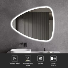 Koupelnové LED zrcadlo Riflettore - 70x55 cm