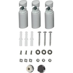 Koupelnový radiátor Lincoln - středové připojení 50mm/boční - 366W - bílá lesklá - 1200x500 mm