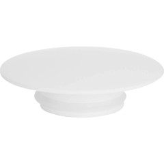 Umyvadlová výpusť - 5/4“ click-clack bez přepadu + kryt z litého mramoru - 10/60mm - bílá matná