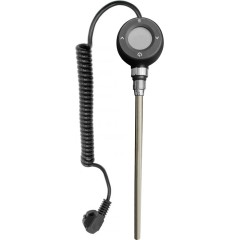 Elektrická topná tyč s termostatem a WiFi ovládáním - 300 W - černá matná