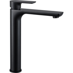 Umyvadlová stojánková baterie Nicoleta - vysoká - černá matná