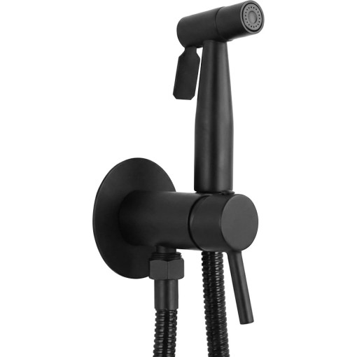 Bidetová podomítková baterie Tiziana - černá matná