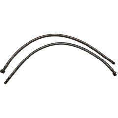 Flexibilní připojovací hadice stojánkové baterie M10x3/8" - nerez - 80 cm - 2ks