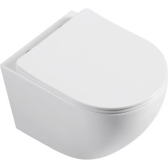 WC závěsné Cesso, Vortex + Slim/UF sedátko - bílá lesklá - 49x36 cm