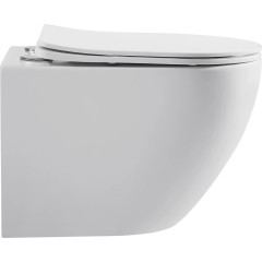 WC závěsné Cesso, Vortex + Slim/UF sedátko - bílá matná - 49x36 cm