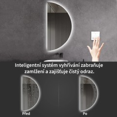 Koupelnové LED zrcadlo Mare - 50x100 cm