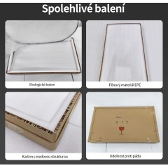 Koupelnové LED zrcadlo Nome - Ø 80 cm