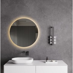 Koupelnové LED zrcadlo Nome - Ø 60 cm