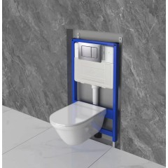 Modul pro WC závěsné Lite - předstěnová instalace/sádrokarton - 52,5x100 cm
