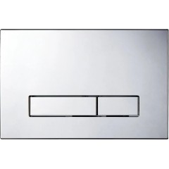 Kompletní podomítkový WC set Lite/Verde - černá lesklá - WC tlačítko Slim, chrom - k zazdění - 49x36 cm