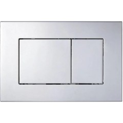 Kompletní podomítkový WC set Lite/Norbi - bílá lesklá - WC tlačítko Classic, chrom - předstěnová instalace/sádrokarton - 48,5x36,5 cm