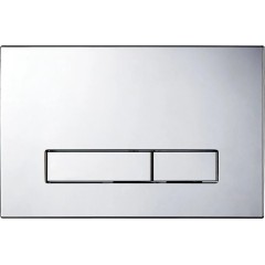 Kompletní podomítkový WC set Lite/Cesso - černá matná - WC tlačítko Slim, chrom - předstěnová instalace/sádrokarton - 49x36 cm