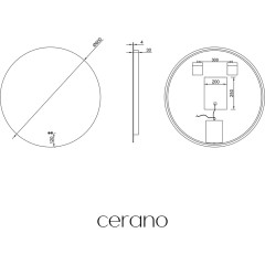 Koupelnové LED zrcadlo Verido - Ø 60 cm