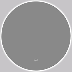 Koupelnové LED zrcadlo Verido - Ø 60 cm