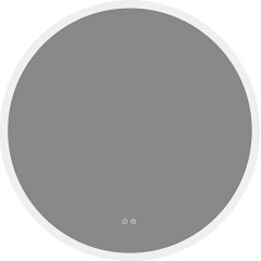 Koupelnové LED zrcadlo Aureo - Ø 50 cm