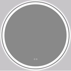 Koupelnové LED zrcadlo Eterno - Ø 50 cm