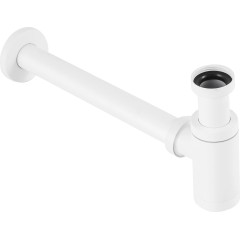 Sifon umyvadlový - 5/4" - mosaz - DN32/250 mm - bílá matná