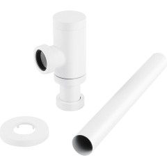 Sifon umyvadlový - 5/4" - mosaz - DN32/250 mm - bílá matná