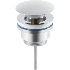 Umyvadlová výpusť - 5/4“ click-clack - univerzální - chrom