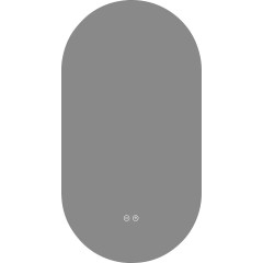 Koupelnové LED zrcadlo Luno - 40x80 cm
