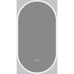 Koupelnové LED zrcadlo Luno - 40x80 cm