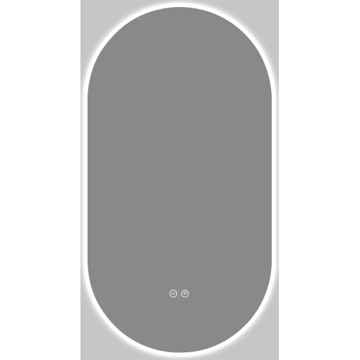 Koupelnové LED zrcadlo Luno - 40x80 cm