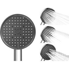 Sprchový nástěnný sloup Ennio - vanová otočná baterie - chrom