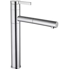 Umyvadlová stojánková baterie Bina - otočná - vysoká - chrom
