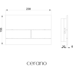 Ovladací tlačítko WC modulů Lite/Line - nerez