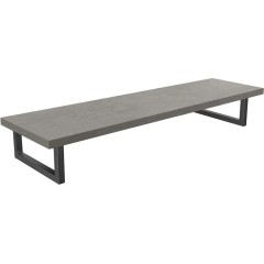 Deska pod umyvadlo Navira Pro + 2 konzole pod desku - betonově šedá - 120x46x3,6 cm - 606003