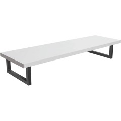 Deska pod umyvadlo Navira Pro + 2 konzole pod desku - bílá matná - 100x46x3,6 cm - 606012