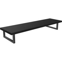 Deska pod umyvadlo Navira Pro + 2 konzole pod desku - černá matná - 120x46x3,6 cm - 606027
