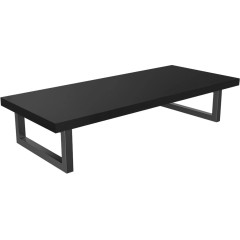 Deska pod umyvadlo Navira Pro + 2 konzole pod desku - černá matná - 60x46x3,6 cm - 606030