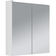 Koupelnová zrcadlová skříňka s LED osvětlením Avia - bílá matná - 65x70x16,5 cm