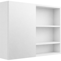 Koupelnová zrcadlová skříňka Orea - bílá matná - 100x65x15 cm