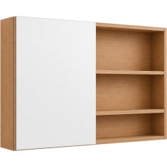 Koupelnová zrcadlová skříňka Orea - dub medový - 100x65x15 cm