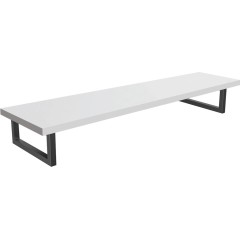 Deska pod umyvadlo Navira Pro + 2+1 podpěrná konzole - bílá matná - 140x46x3,6 cm - 6061172
