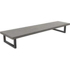 Deska pod umyvadlo Navira Pro + 2+1 podpěrná konzole - betonově šedá - 140x46x3,6 cm - 6061157