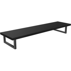 Deska pod umyvadlo Navira Pro + 2+1 podpěrná konzole - černá matná - 160x46x3,6 cm - 6061196