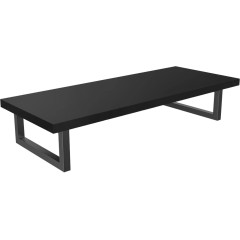 Deska pod umyvadlo Navira Pro + podpěrná konzole - černá matná - 70x46x3,6 cm - 6061202